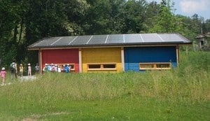 Impianto fotovoltaico della Casa del Fiume
